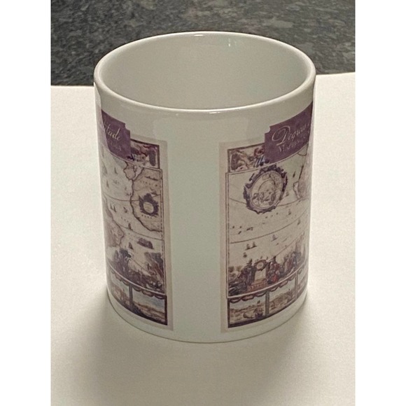 Degrees Of Latitude Mapping Colonial America Coffee Mug - Picture 3 of 8